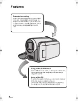 Preview for 10 page of Panasonic Palmcorder SDR-H60P Operating Instructions Manual