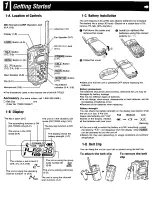 Preview for 2 page of Panasonic PalmLink KX-TR320B User Manual