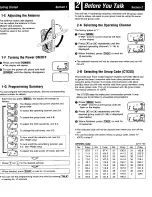 Preview for 3 page of Panasonic PalmLink KX-TR320B User Manual