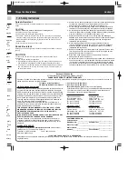 Preview for 8 page of Panasonic PalmLink KX-TR320CF Operating Instructions Manual