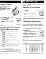 Preview for 3 page of Panasonic PalmLink KX-TR320S User Manual