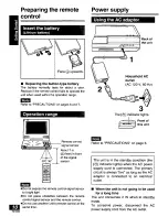 Preview for 10 page of Panasonic PalmTheater DVD-LA85 Operating Instructions Manual