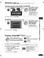 Предварительный просмотр 13 страницы Panasonic PalmTheater DVD-LS55 Operating Instructions Manual