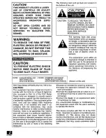 Preview for 2 page of Panasonic PalmTheater DVD-LV55 Operating Manual