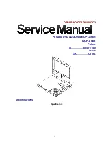 Preview for 1 page of Panasonic PalmTheater DVD-LV60 Service Manual