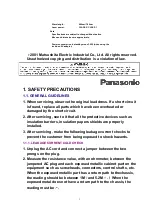 Preview for 3 page of Panasonic PalmTheater DVD-LV60 Service Manual