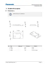 Preview for 11 page of Panasonic PAN1026A Product Specification