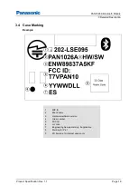 Preview for 16 page of Panasonic PAN1026A Product Specification