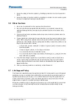 Preview for 23 page of Panasonic PAN1026A Product Specification