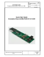 Panasonic PAN1311/21 USB Quick Start Manual preview