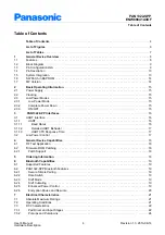 Preview for 4 page of Panasonic PAN1322-SPP User Manual