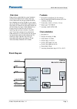 Preview for 2 page of Panasonic PAN1326C Product Specification