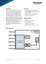 Preview for 2 page of Panasonic PAN1326C2 Quick Start Manual