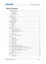 Preview for 4 page of Panasonic PAN1760A Product Specification