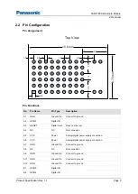 Предварительный просмотр 8 страницы Panasonic PAN1760A Product Specification