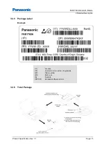 Preview for 15 page of Panasonic PAN1760A Product Specification