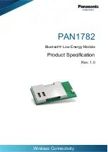 Preview for 1 page of Panasonic PAN1782 Product Specification