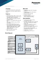 Preview for 2 page of Panasonic PAN1782 Product Specification