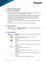 Preview for 6 page of Panasonic PAN301 Series Integration Manual