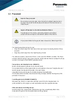 Preview for 11 page of Panasonic PAN301 Series Integration Manual
