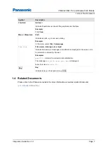 Preview for 7 page of Panasonic PAN4620 Integration Manual