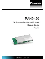 Panasonic PAN9420 Design Manual preview