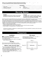 Предварительный просмотр 2 страницы Panasonic Panaboard KX-B730 Operating Instructions Manual