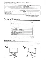 Preview for 4 page of Panasonic Panaboard KX-BP535A Operating Instructions Manual