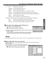 Preview for 59 page of Panasonic Panaboard KX-BP800 Operating Instructions Manual