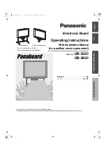 Preview for 1 page of Panasonic Panaboard UB-5320 Operating Instructions Manual