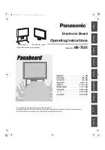 Preview for 1 page of Panasonic Panaboard UB-7325 Operating Instructions Manual