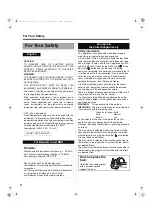 Preview for 4 page of Panasonic Panaboard UB-7325 Operating Instructions Manual