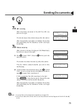 Предварительный просмотр 73 страницы Panasonic PANAFAX DF-1100 User Manual