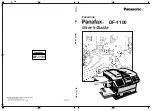 Предварительный просмотр 219 страницы Panasonic PANAFAX DF-1100 User Manual