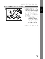 Предварительный просмотр 37 страницы Panasonic Panafax DX-800 Fax Manual