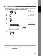 Предварительный просмотр 45 страницы Panasonic Panafax DX-800 Fax Manual