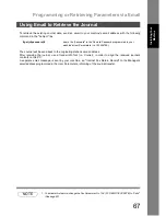 Предварительный просмотр 67 страницы Panasonic Panafax DX-800 Fax Manual