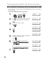 Предварительный просмотр 72 страницы Panasonic Panafax DX-800 Fax Manual