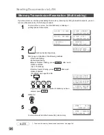 Предварительный просмотр 96 страницы Panasonic Panafax DX-800 Fax Manual