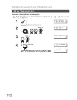 Предварительный просмотр 112 страницы Panasonic Panafax DX-800 Fax Manual