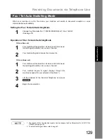 Предварительный просмотр 129 страницы Panasonic Panafax DX-800 Fax Manual