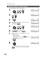 Предварительный просмотр 142 страницы Panasonic Panafax DX-800 Fax Manual