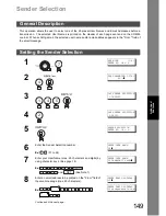 Предварительный просмотр 149 страницы Panasonic Panafax DX-800 Fax Manual