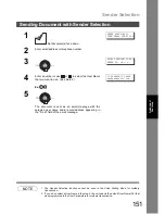 Предварительный просмотр 151 страницы Panasonic Panafax DX-800 Fax Manual