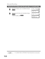 Предварительный просмотр 158 страницы Panasonic Panafax DX-800 Fax Manual