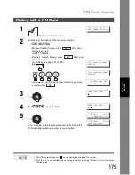 Предварительный просмотр 175 страницы Panasonic Panafax DX-800 Fax Manual