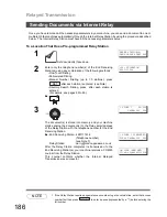 Предварительный просмотр 186 страницы Panasonic Panafax DX-800 Fax Manual