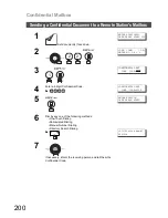 Предварительный просмотр 200 страницы Panasonic Panafax DX-800 Fax Manual