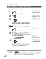 Предварительный просмотр 208 страницы Panasonic Panafax DX-800 Fax Manual