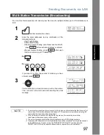 Preview for 97 page of Panasonic Panafax DX-800 Network Fax Manual